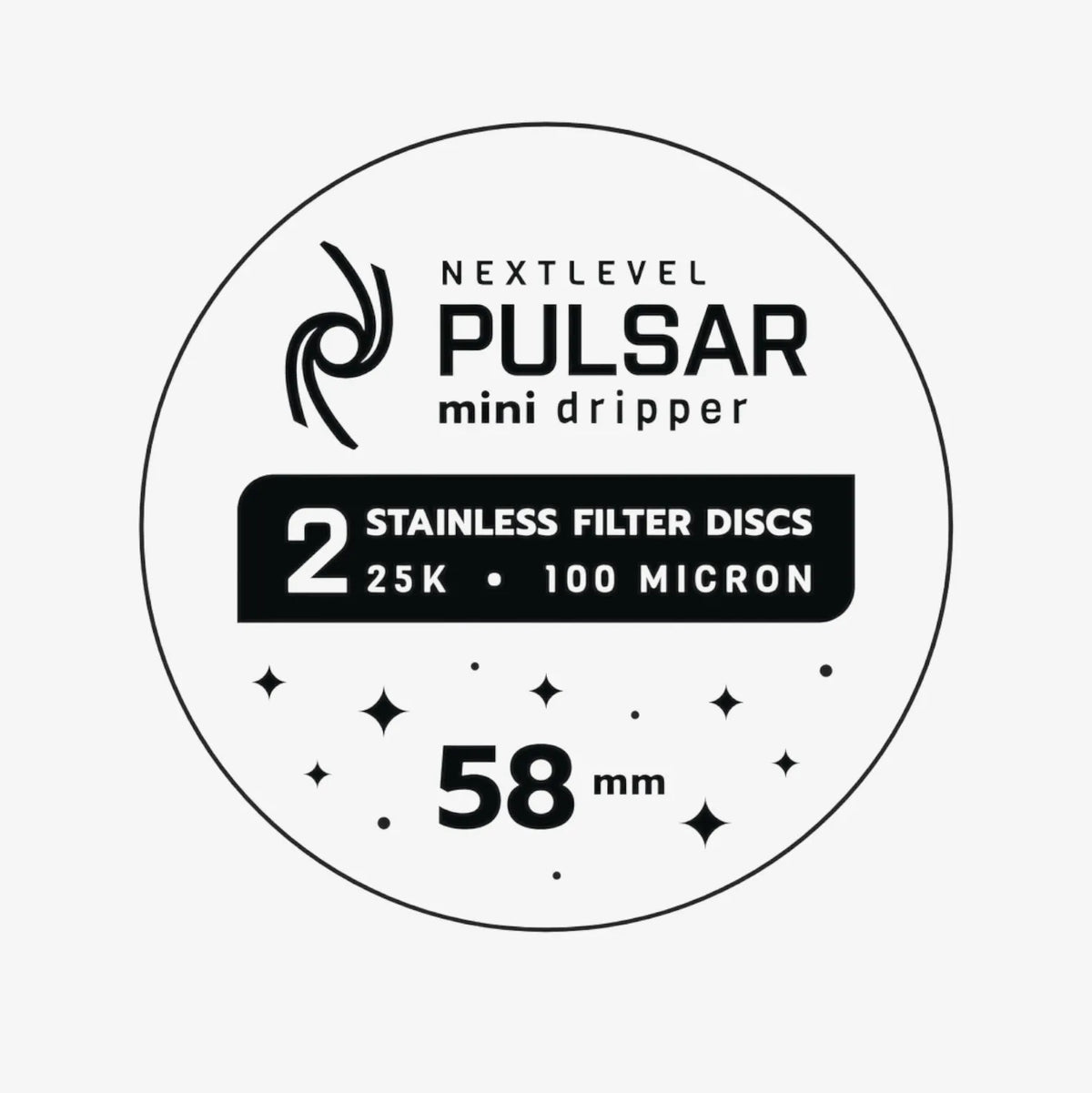 Pulsar Mini - Stainless Steel Filter Discs